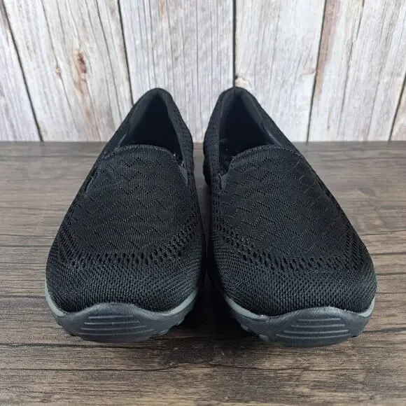 Skechers Reggae Fest 2.0 Willow Slip On Sneaker Women's Sz 6.5 Black Mesh (NWOB) - Picture 2 of 9